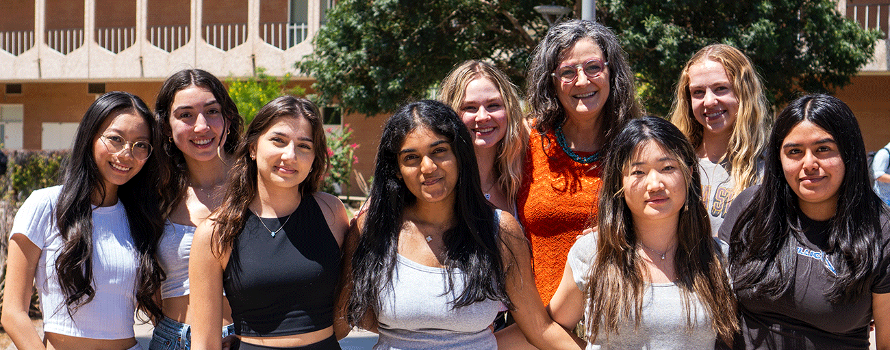 Members of the Behavioral Neuroscience Research in Stress Lab pose for a photo.